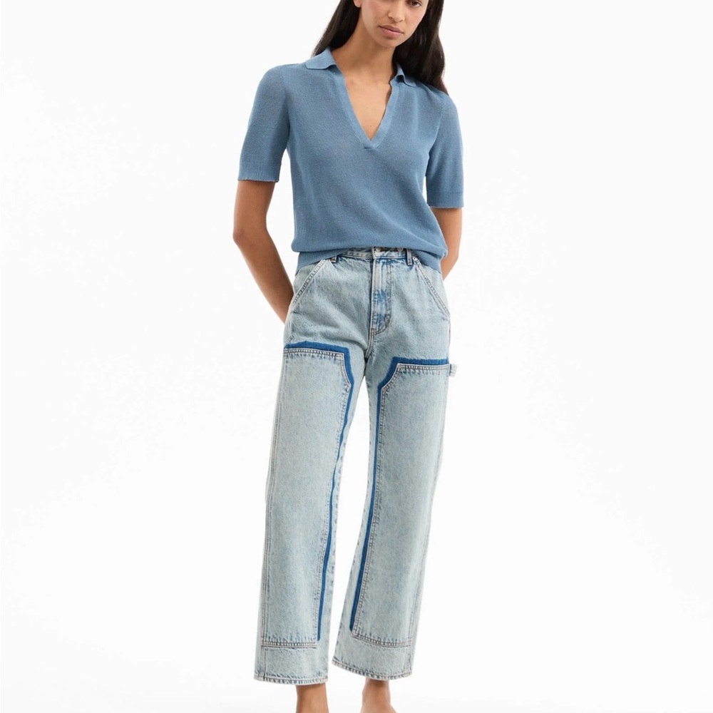 Veronica Beard Dylan Straight-leg Jeans